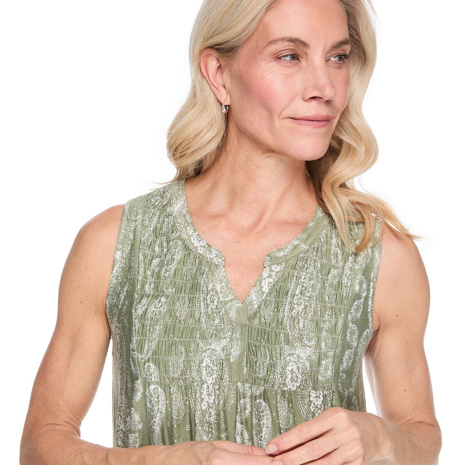 Haut imprimé avec bordure Iyla pour femmes