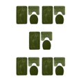 thumbnail image 1 of maskred 3x Bathroom Rug Sets Easy To Install Waterproof Anti-slip Multi-functional Eco-friendly Durable PJ210611-B002 5Set, 1 of 6