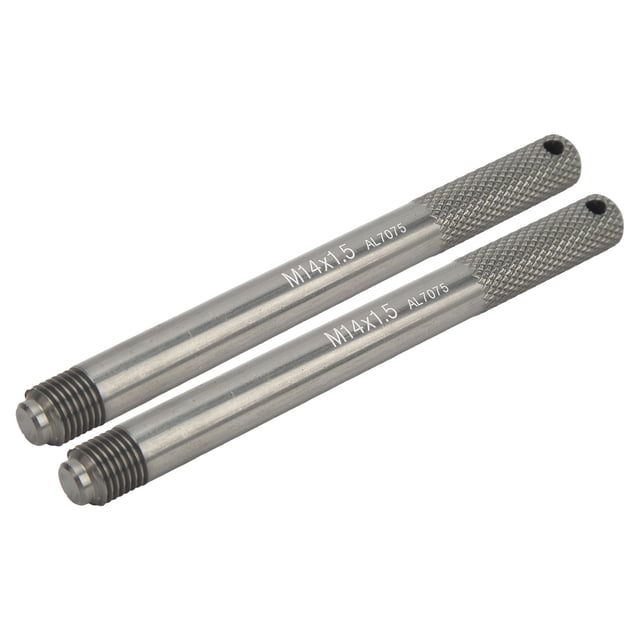 Ensemble de Goupilles d'Alignement de Roue 2 Pcs Outil de Guidage de Goujon de Jante Universel pour Réparation de Pneu de Voiture en Alliage d'Aluminium