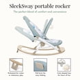 thumbnail image 4 of Dream On Me SleekSway Portable Rocker, Mint White, 4 of 7