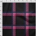thumbnail image 3 of oneOone Georgette Viscose Fabric Tartan Check Print Fabric BTY 42 Inch Wide, 3 of 4