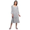 thumbnail image 1 of Moomaya Chemise de Nuit Évasée en Coton pour Femmes, 1 of 6
