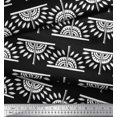 thumbnail image 2 of Soimoi Rayon Crepe Fabric Floral Block Fabric Prints by Yard 46 Inch Wide, 2 of 3