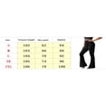 thumbnail image 5 of Women Bootcut Yoga Pants Tummy Control Workout Bootleg Velvet Trouser, 5 of 5