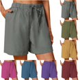 thumbnail image 1 of FNFYFH Clearance Plus Size Shorts with Pockets M1 (Women's Medium), 1 of 7
