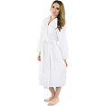 thumbnail image 2 of NY Threads Womens Fleece Bathrobe - Shawl Collar Soft Plush Spa Robe (X-Large, White), 2 of 10