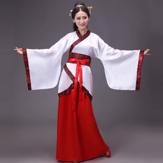 Tang Garment for Show and Performance Elegant Traditional Chinese Ensemble for Stage and Celebration