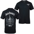 thumbnail image 1 of Jack Daniel's Triple Whisky Bottles Front and Back Print T-Shirt-Medium, 1 of 3