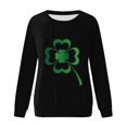 thumbnail image 4 of QIPOPIQ Chandails à Manches Longues pour Femmes T-Shirts de la Saint-Patrick Chandail Shamrock T-Shirt Vert Hauts T-Shirts de la Saint-Patrick Tuniques à Col Rond pour Dames T-Shirts de Fête T-Shirts Graphiques Aubaines, 4 of 4