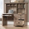 thumbnail image 4 of Sauder Harbor View Desk with Hutch, Salt Oak, 4 of 7