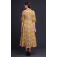 thumbnail image 4 of Bimba Robe Chemise à Imprimé Floral à Boutons, Col Mandarin, Manches Retroussables - Très Petit, 4 of 5