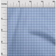 thumbnail image 2 of oneOone Rayon Medium Blue Fabric Check Fabric For Sewing Printed Craft Fabric By The Yard 56 Inch Wide, 2 of 5