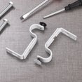 thumbnail image 4 of GARNECK Supports de Tringle à Rideaux 2 Pcs, Supports de Rideaux Réglables pour Montage Mural, Supports de Tringle à Rideaux 18-22 mm pour Fenêtre (Blanc), 4 of 9