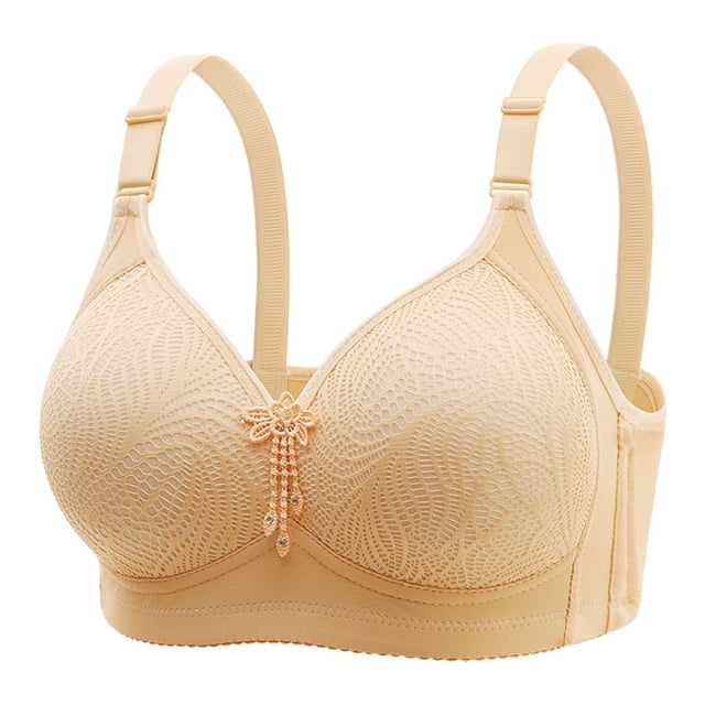 Timegard Bras for Women No Underwire Adjustable Strap Full Coverage Wireless Comfortable Everyday Bras