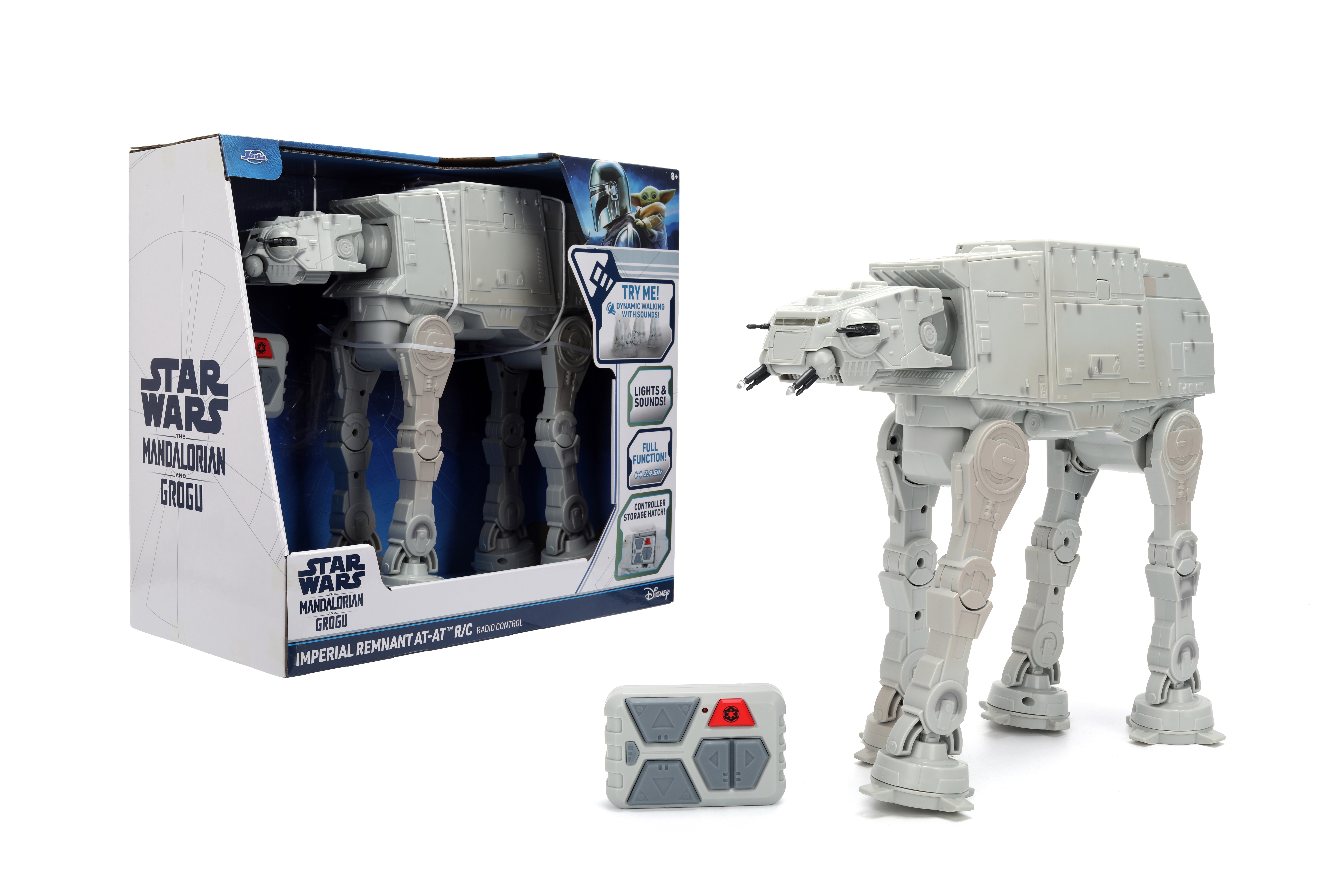 Star Wars R/C AT-AT Walker by Jada Toys – Pop Culture R/C Action Vehicle with Lights, Sounds, and Moving Legs – 13" toy for kids & collectors