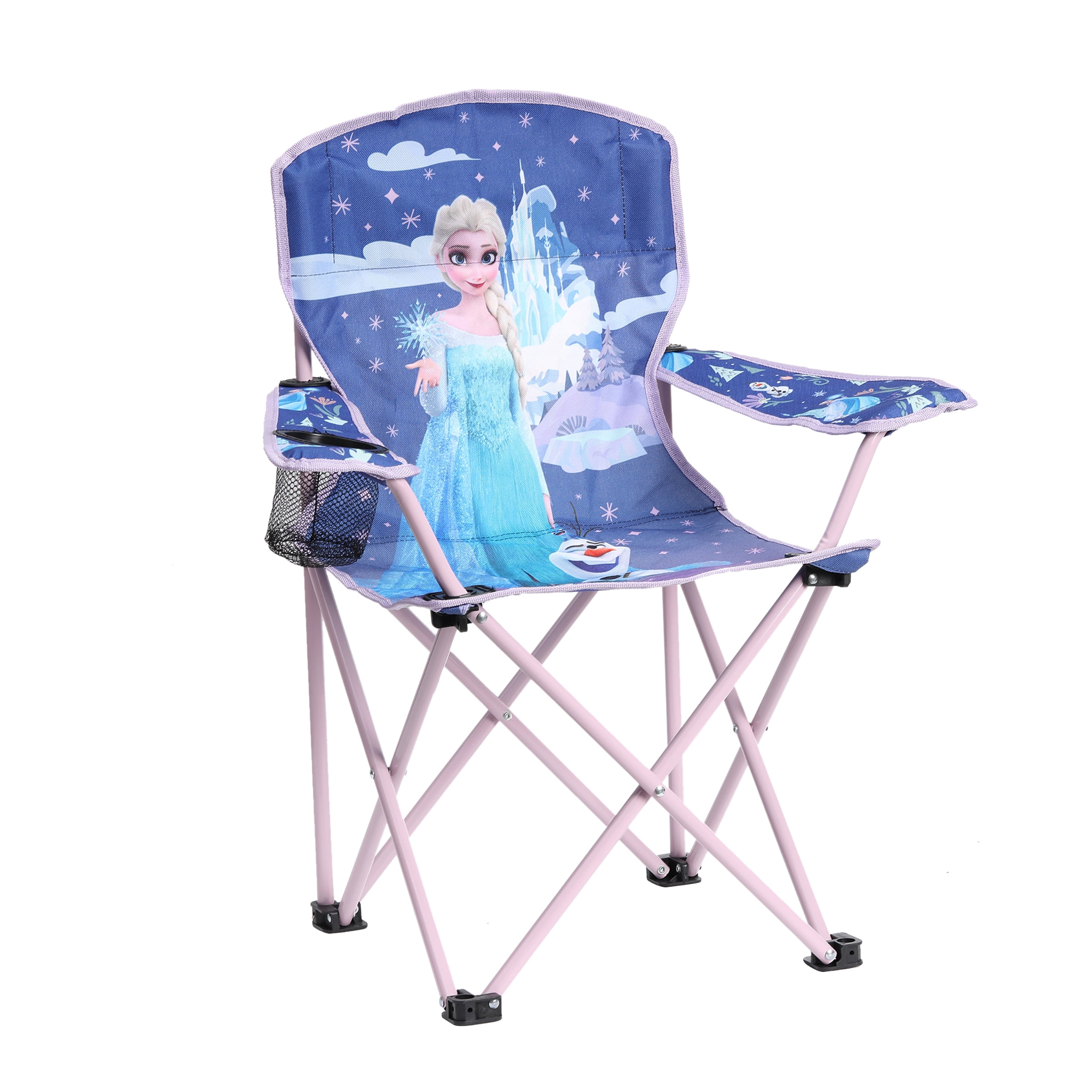 Disney's Frozen Youth Polyester Camp Chair with Cup Holder