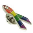thumbnail image 4 of PinMart Épinglette à Revers en Émail avec Ruban de Sensibilisation à la Fierté LGBT Gay, 4 of 4