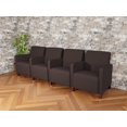 thumbnail image 2 of Lesro Ravenna Lounge Reception 4 Seat Tandem Seating in Brown, 2 of 5