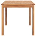 thumbnail image 2 of vidaXL Garden Dining Table 140x80x77 cm Solid Teak Wood, 2 of 5