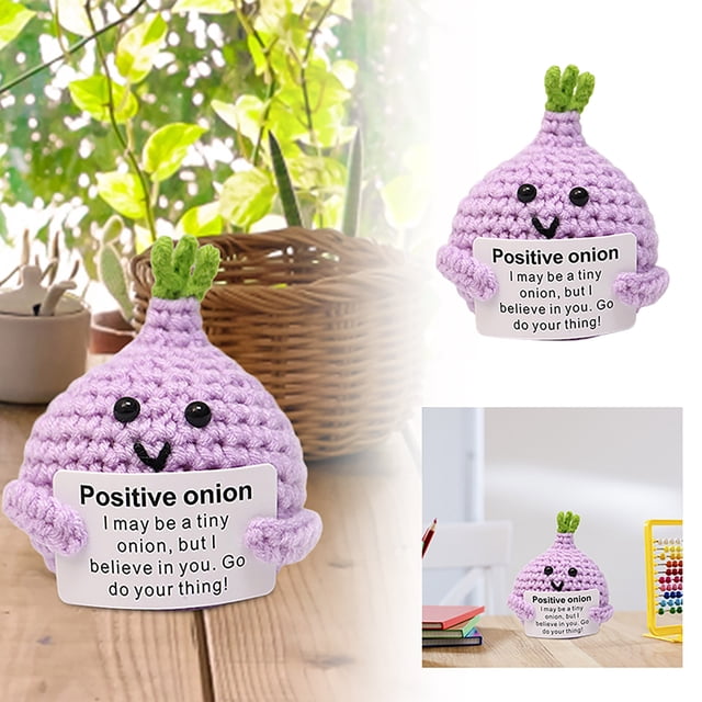TIELUTT Handmade Fruit and Vegetable Yarn Colorful Crochet Table Centerpiece Large Christmas Ornament Paramedic Ornament Christmas Decorations Christmas Ornament Daughter Christmas Ornament