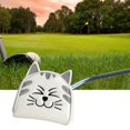 thumbnail image 2 of pitrice Golf Head Covers Mallet Putter Professionals Outdoor Training Equipment Semicircle White, 2 of 5