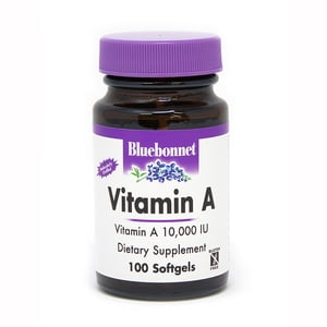 Bluebonnet Vitamine A 10,000 Iu 100 Sg