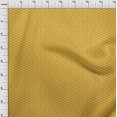 thumbnail image 3 of oneOone Silk Tabby Gamboge Yellow Fabric Chevron Bandhani Craft Projects Decor Fabric Printed By The Yard 42 Inch Wide, 3 of 4