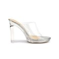 thumbnail image 3 of BLISSFUL STEP Women's Clear Platform Blocked Heel Slides Sandals, 3 of 7
