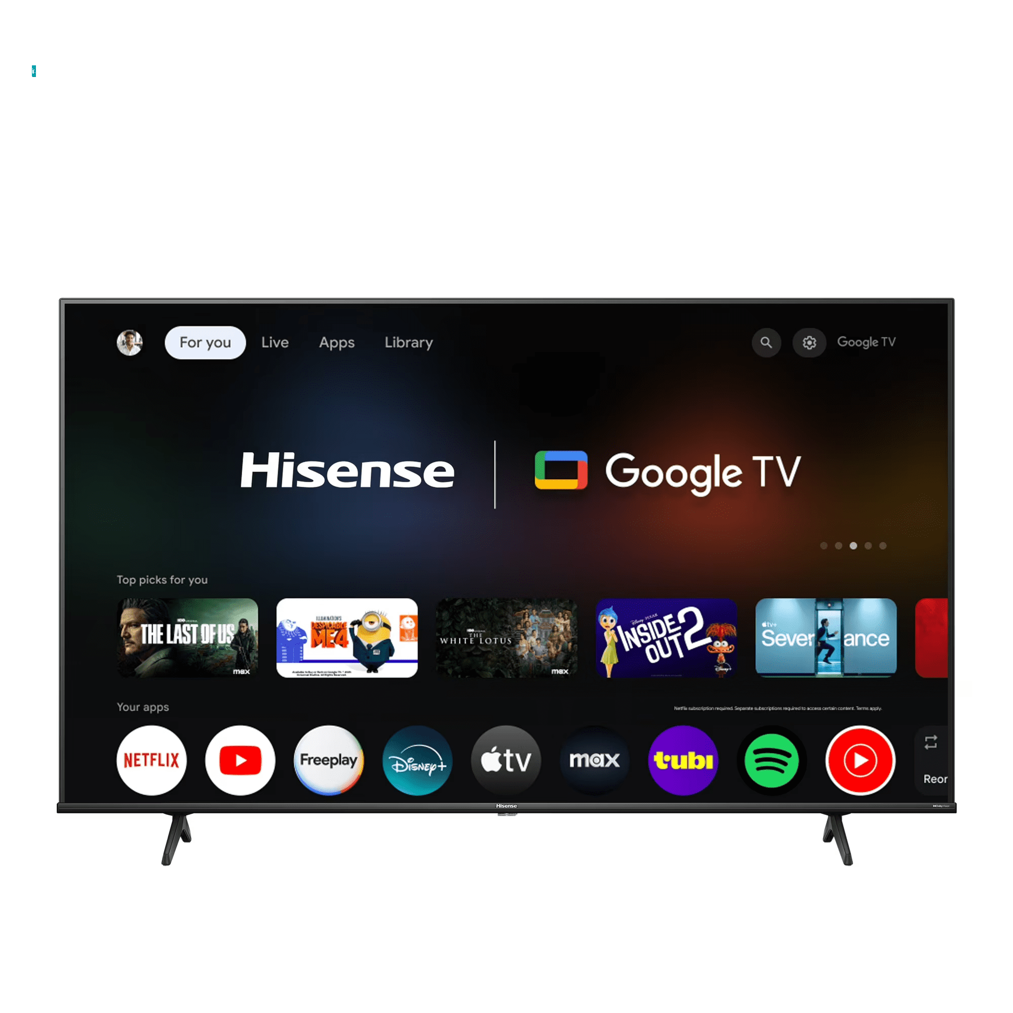 Refurbished Hisense 43" Class 4K (2160p) QLED  Smart TV (43QD6030G)