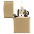 thumbnail image 2 of Zippo Brushed Brass (204B), 2 of 2
