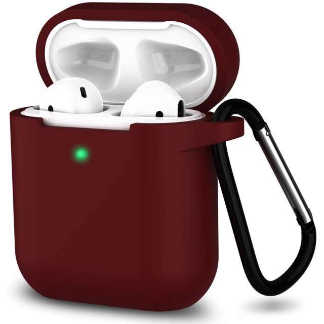 Étui en Silicone pour Airpods, Housse de Protection pour Airpods, Étui d'Écouteurs Sans Fil en Silicone