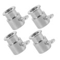 thumbnail image 1 of Raindrops 4pcs Rotisserie Supply Rod Roller Ironplated Chrome Grilling Rod Fixator For Home Users, 1 of 8