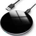 thumbnail image 1 of Jinsinto 15W fast wireless charger, Qi induction charger compatible with multiple smartphone models, 1 of 5