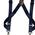 thumbnail image 2 of Crochet Pivotant pour Bretelles pour Hommes en Forme de X Élastique Crochets 1,4 Pouces Ceinture Bretelles Larges Ajustables Bleu Marine, 2 of 9