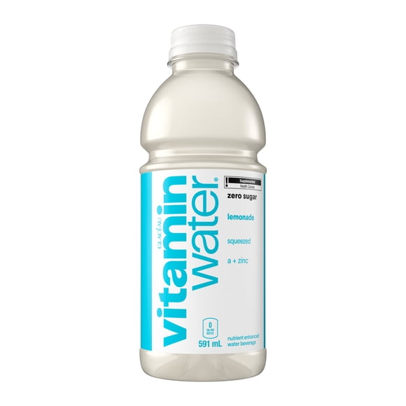 Glaceau Vitaminwater zero Squeezed Bottle, 591 mL