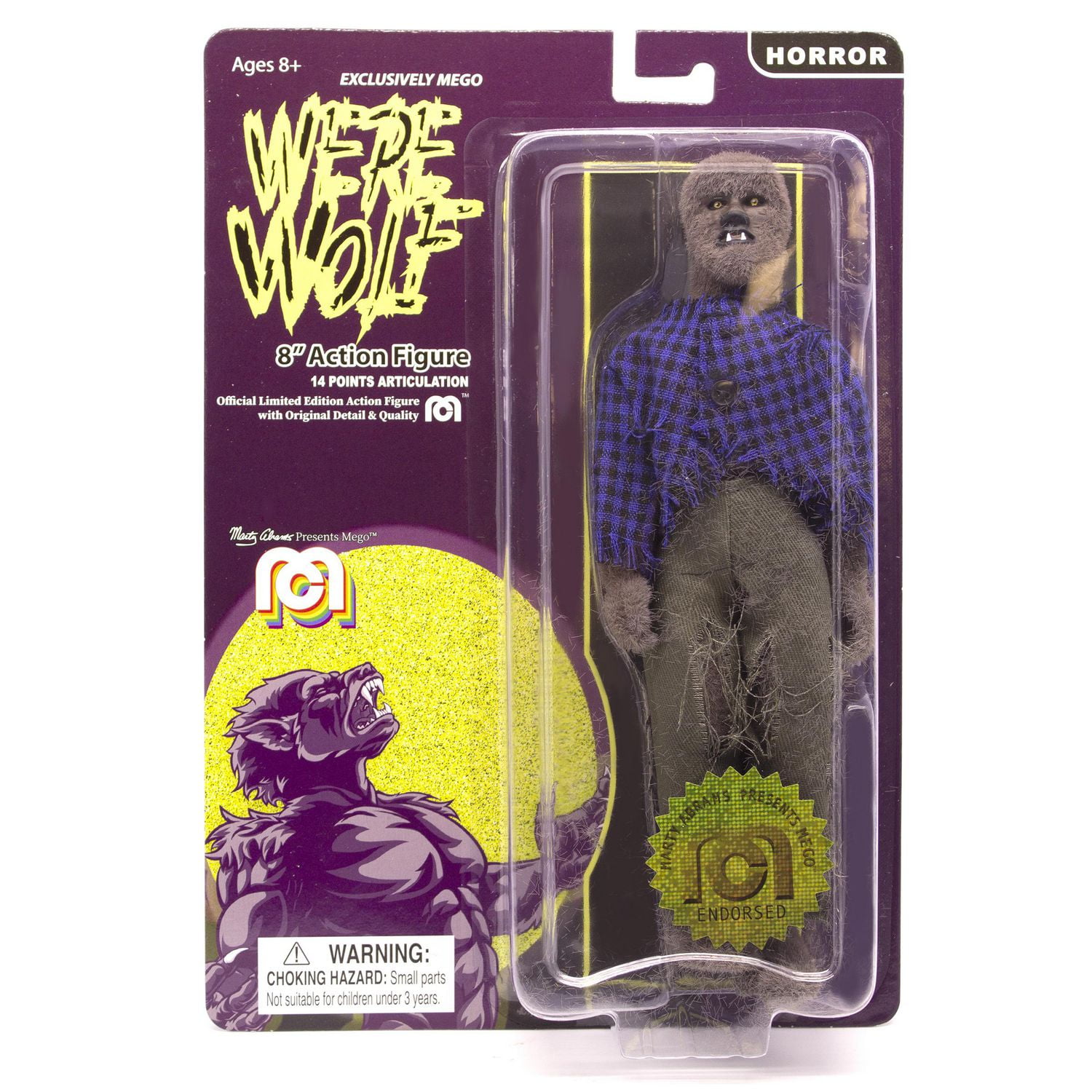 Figurine 8 po Loup-garou pelucheux