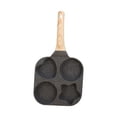 thumbnail image 2 of Divided Grill Frying Pan Egg Frying Pan Cookware Nonstick Pancake Pan Egg Cooker Black, 2 of 9
