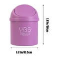 thumbnail image 3 of Chmadoxn Garbage Can, Trash Can Mini Desktop Trash Can Home Kitchen Desk Trash Can With Lid Debris Storage Cleaning Push-type Double Bucket Hidden Garbage Bag garbage can, 3 of 6