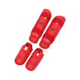 thumbnail image 2 of Lipstore Kickboxing Shin Guards Leg Instep Protection Pads for Boxing Sanda Taekwondo Red, 2 of 8