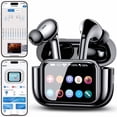 thumbnail image 1 of VEAT00L Wireless Earbuds Bluetooth Headphones, Ear Buds with Touch Screen, ANC ENC Noise Cancelling Transparency Mode, 58H Stereo Deep Bass, IPX7 Waterproof, Clear Calls, 7 EQ for iOS Android, 1 of 7