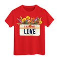 thumbnail image 1 of Pyjama Court Taille 8 Filles Enfants la R.I.P Décontracté Imprimé T-Shirt Manches Courtes, 1 of 4