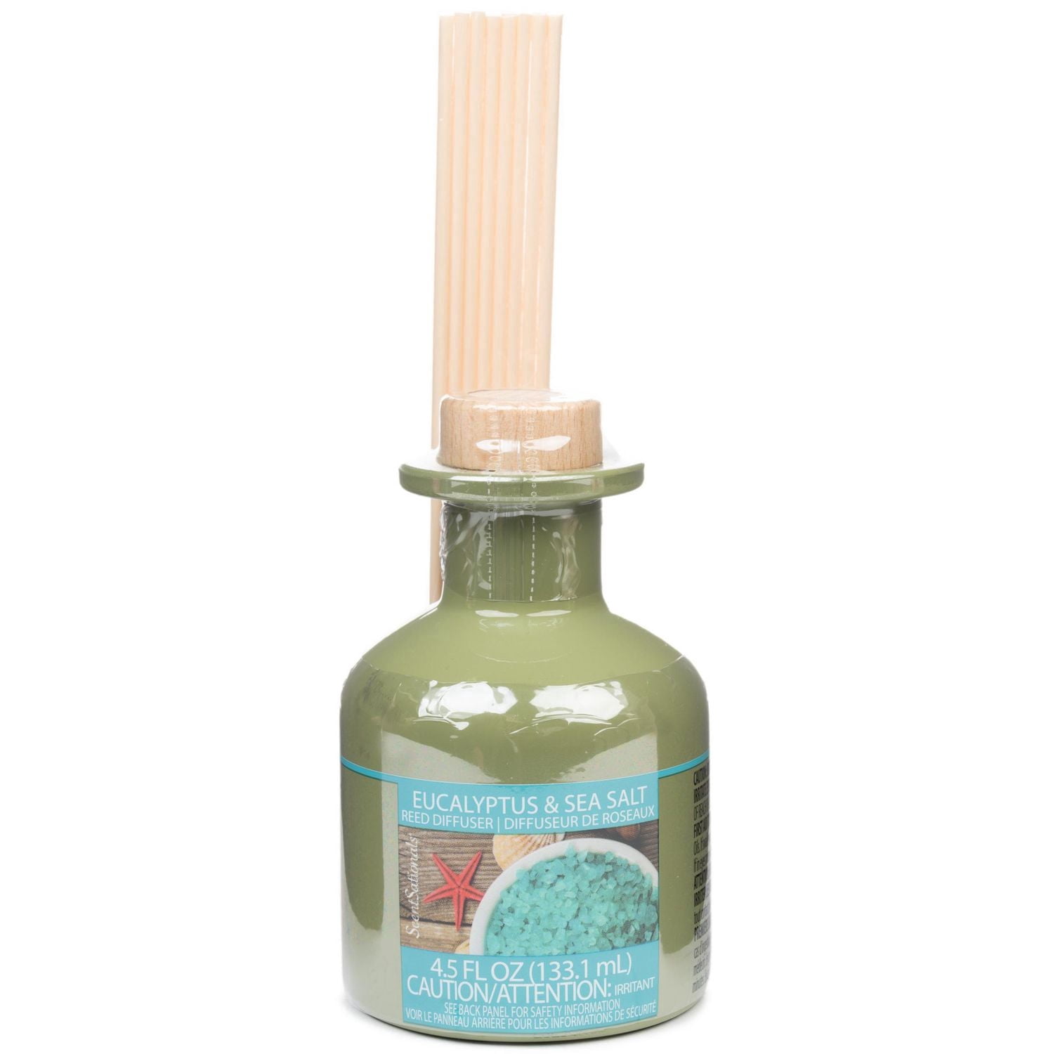 Diffuseur de roseaux ScentSationals - Eucalyptus & Sel Marin