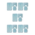 thumbnail image 3 of Baohd 3pieces Multi-functional Non-Slip Chenille Bath Rug Any Bathroom Eco-friendly PJ210908-A010 5Set, 3 of 6