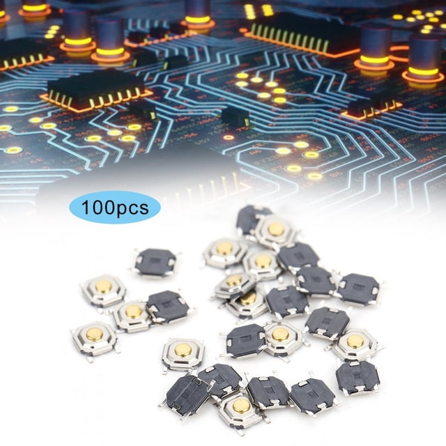 Touche Tactile, Commutateur SMD Micro Momentané, Commutateur DIP Instruments Numériques Autre Équipement pour Toutes Sortes de Jouets Home