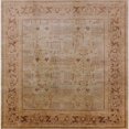 thumbnail image 1 of Ahgly Company Indoor Square Mid-Century Modern Light Copper Gold Oriental Area Rugs, 4' Square, 1 of 6