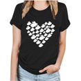 thumbnail image 1 of RKSTN Hauts pour Femmes 2024 Été Décontracté Ample Grande Taille Imprimé Graphique Lapin de Pâques Blouse Mode Col Rond Manches Courtes T-shirt, 1 of 4
