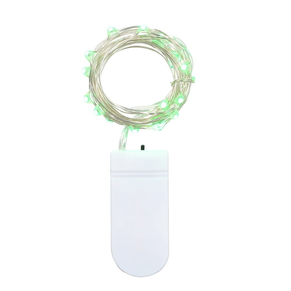 Riwcyla 1M3.3FT 10 Fairy Copper Wire String Battery Operated Powered IP65 Resistance Extra Flexible Bendable Strip for Holiday Christmas Xmas Festival Decorations