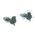 thumbnail image 3 of Glitter Feather Tail Bird Green - Set of 12, 3 of 3
