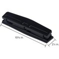 thumbnail image 2 of PAPER Metal 3 Hole Punch - Black - 10 Sheet Capacity - Hole Puncher Sold Individually, 2 of 5