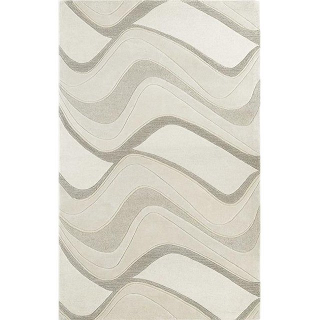 HomeRoots 353540 27 x 45 in. Wool Ivory Area Rug